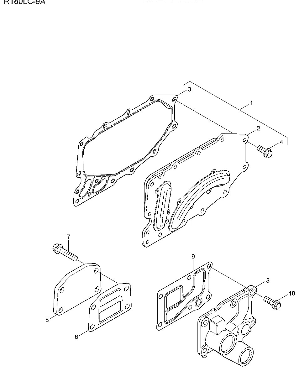ZUAC-00079 Escavadeira de esteiras Hyundai R180LC-9A