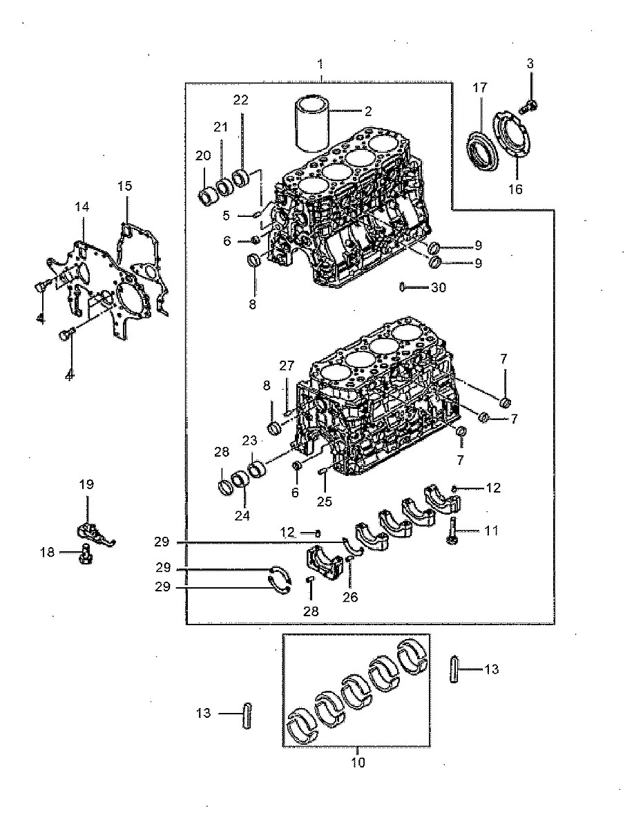21184-45900 Empilhadeira Hyundai HDF45-III