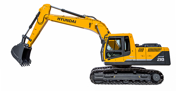 112579A Escavadeira de esteiras Hyundai R210-ECONO