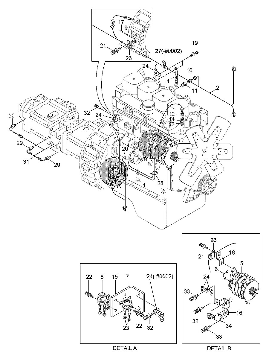 21N4-11170 Escavadeira de rodas Hyundai R140W-7