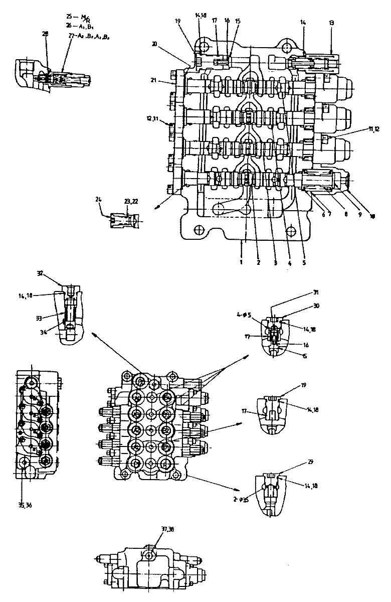 3537-159 Escavadeira de rodas Hyundai R130W