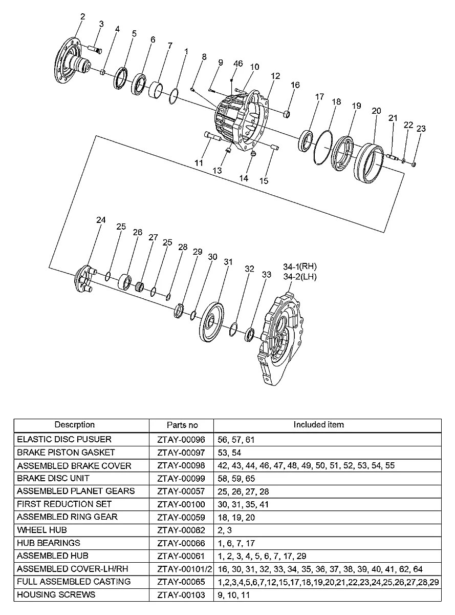 ZTAY-00098 Empilhadeira Hyundai 35-40-45-50B-7