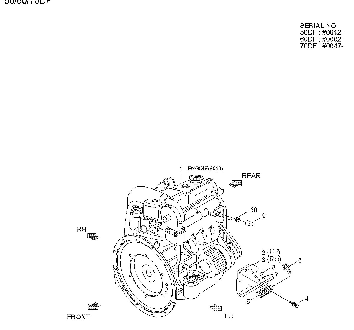 11FV-66210 Empilhadeira Hyundai 50DF-7
