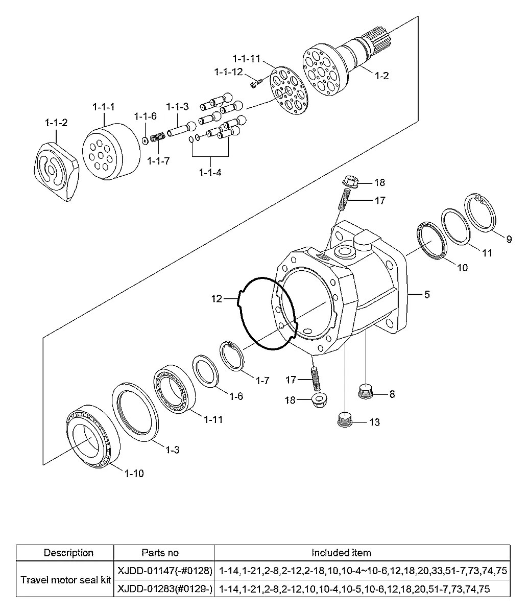 XJDD-01271 Escavadeira de rodas Hyundai R170W-9