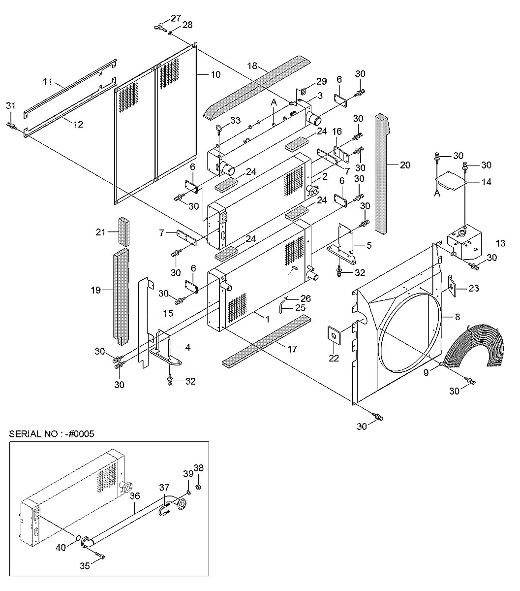 11K8-40460 Escavadeira de esteiras Hyundai HX300 L