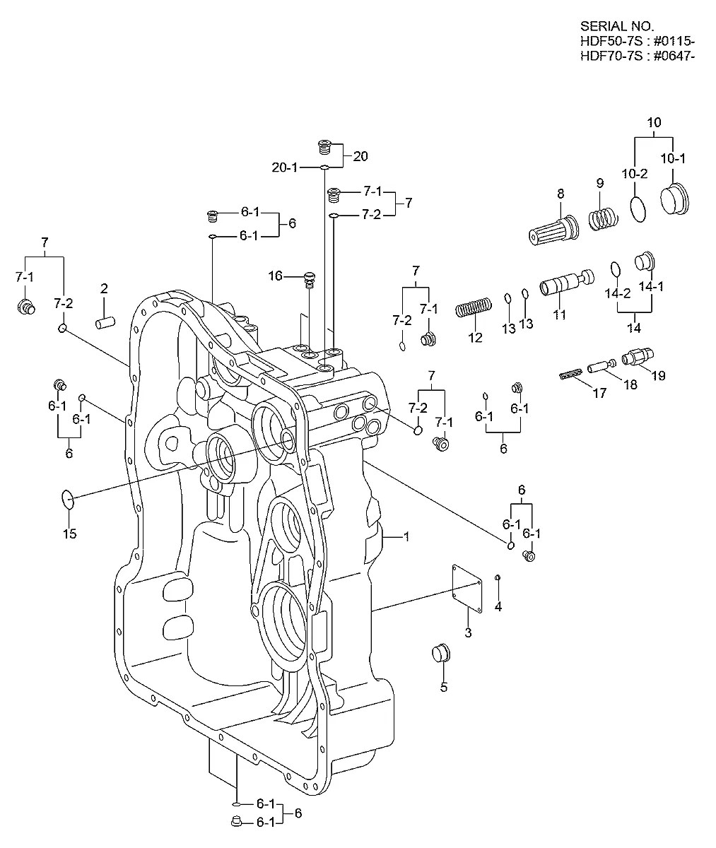 ZGAQ-03972 Empilhadeira Hyundai HDF50-70-7S
