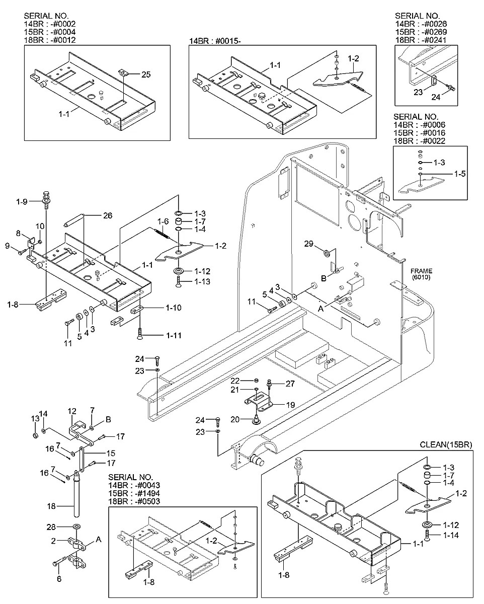 51FP-21133 Empilhadeira Hyundai 14-15-18BR-7 