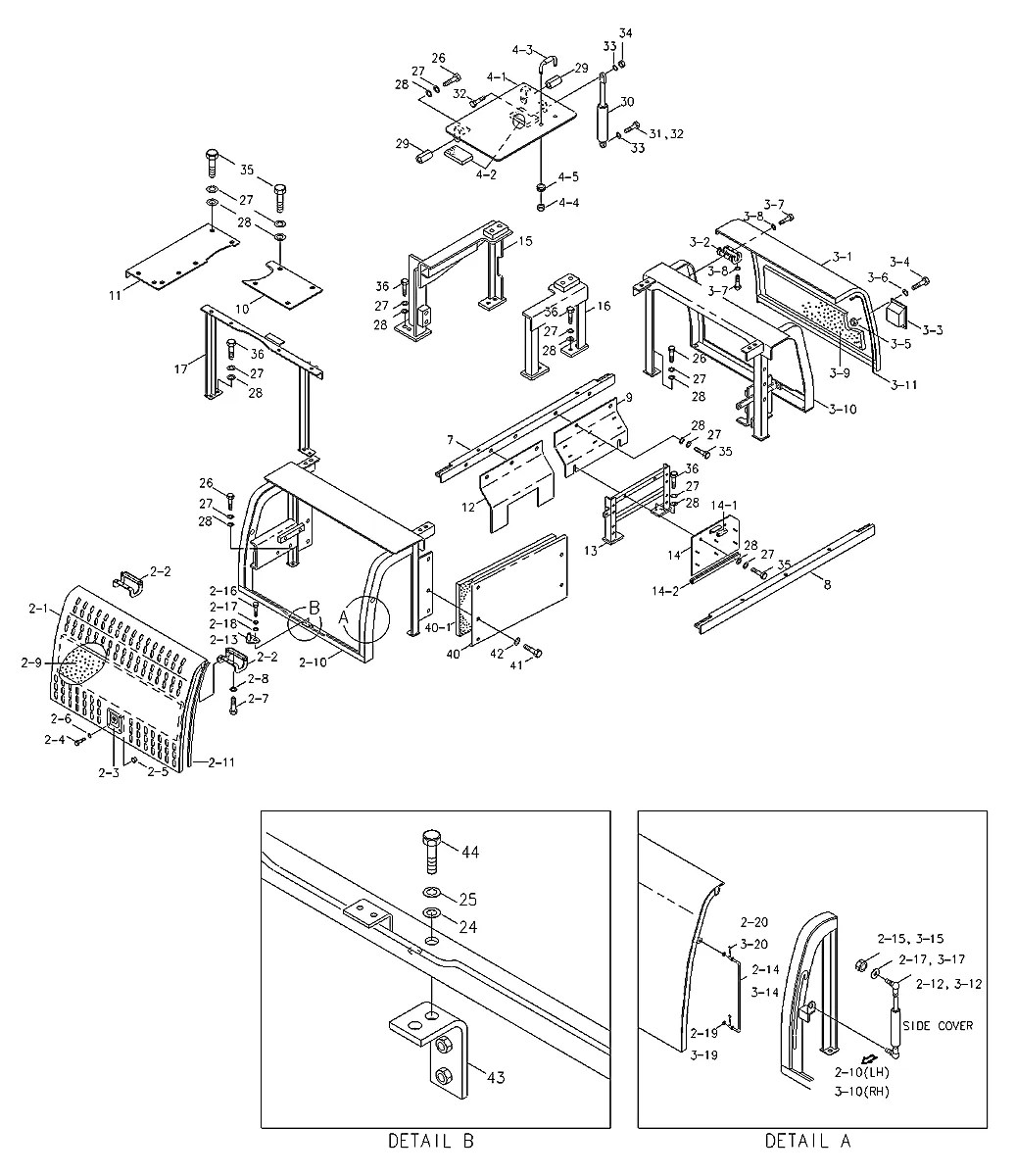 74E7-00402 Escavadeira de esteiras Hyundai R450LC-3