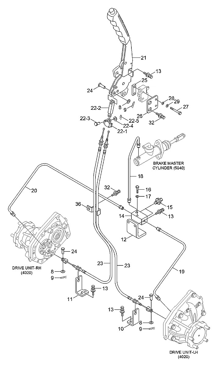 81FY-49080 Empilhadeira Hyundai 15-18-20BT-9