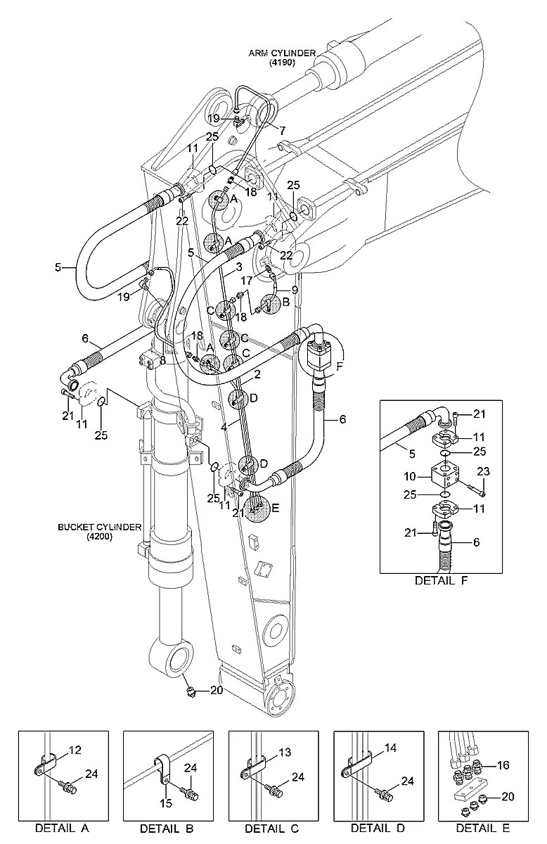 P705-207442 Escavadeira de esteiras Hyundai R380LC-9SH