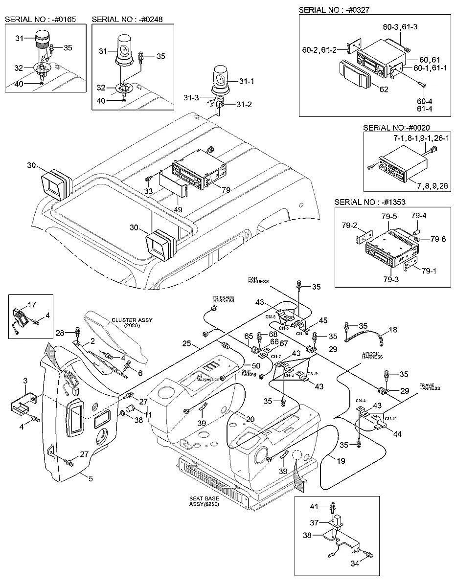 21N6-01310 Escavadeira de esteiras Hyundai R80-7