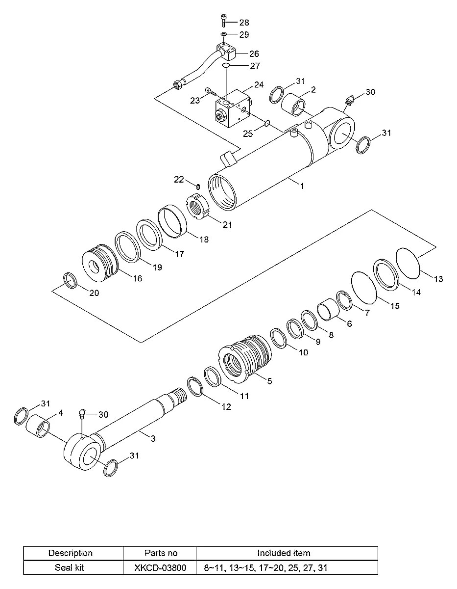 XKCD-02527 Escavadeira de esteiras Hyundai R80CR-9