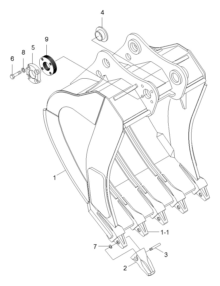 S017-270602 Escavadeira de esteiras Hyundai R510LC-7