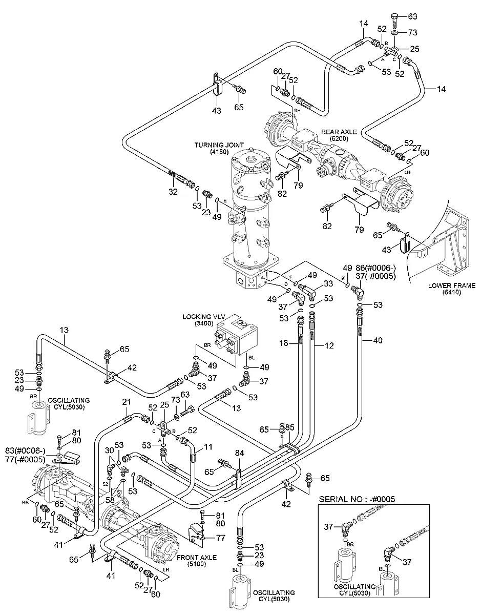 P923-047018 Escavadeira de rodas Hyundai R140W-9