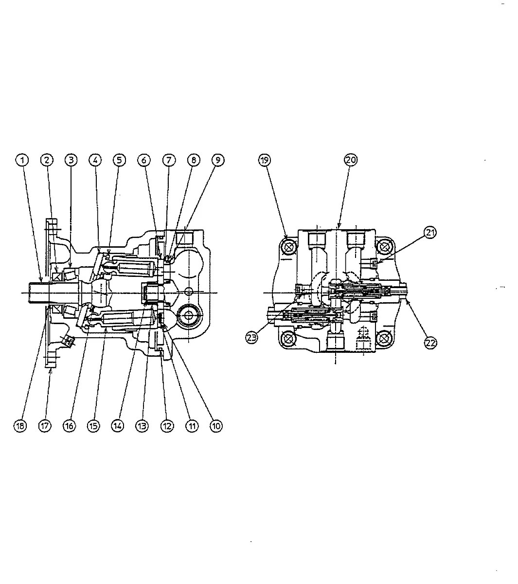 0722-158 Escavadeira de rodas Hyundai R500W