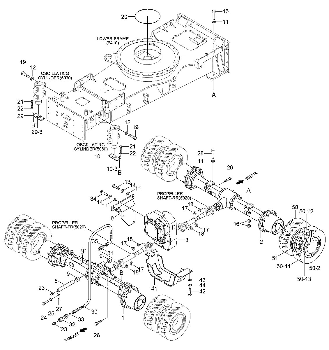 81Q5-40021 Escavadeira de rodas Hyundai R180W-9A