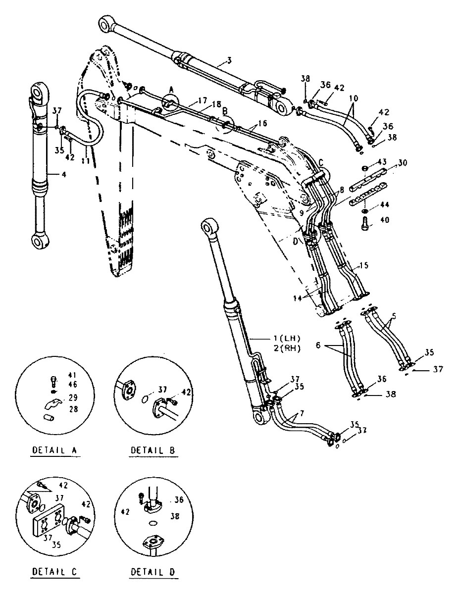 S017-160602 Escavadeira de rodas Hyundai R200W