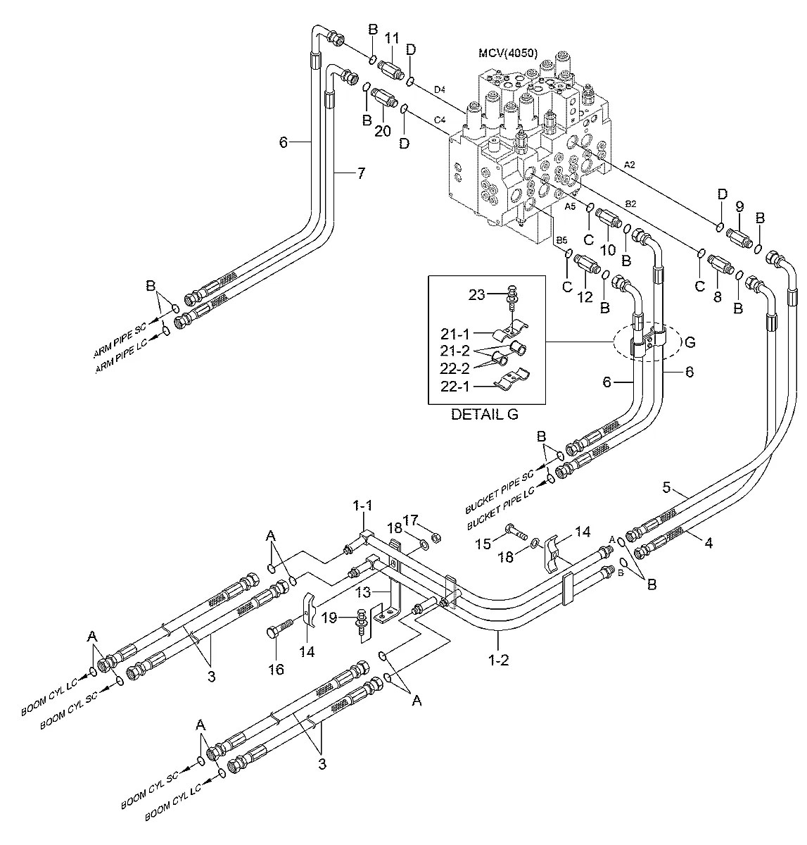 P930-128018 Escavadeira de esteiras Hyundai RB140LC-9S