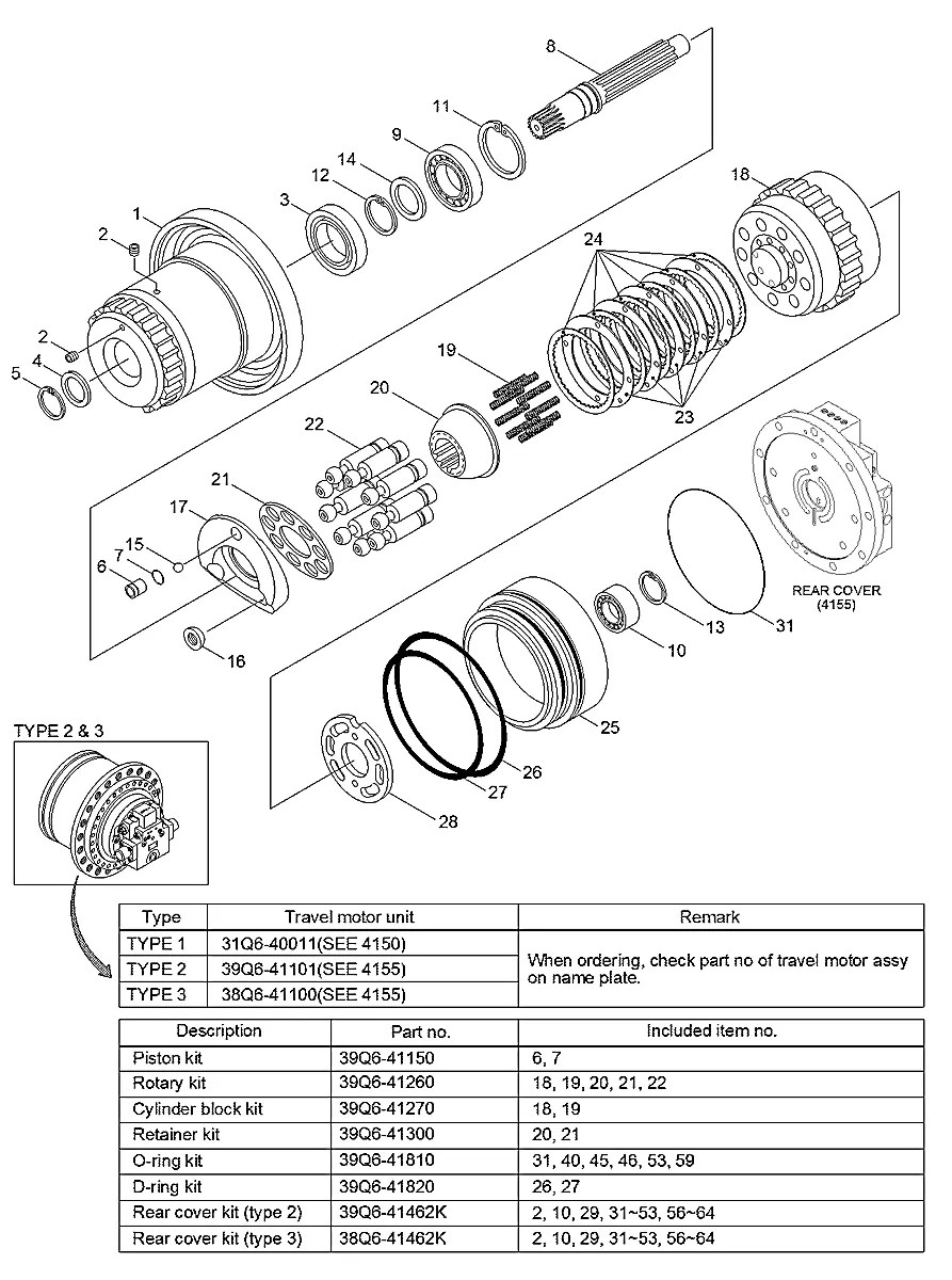S601-040001 Escavadeira de esteiras Hyundai RD220LC-9