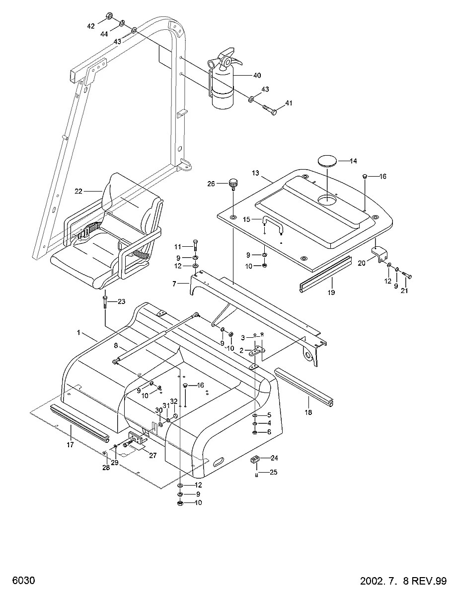 F14103630 Empilhadeira Hyundai HDF70A