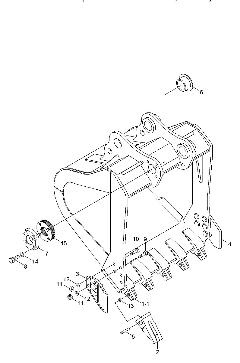64QB-36013BG Escavadeira de esteiras Hyundai R500LC-7