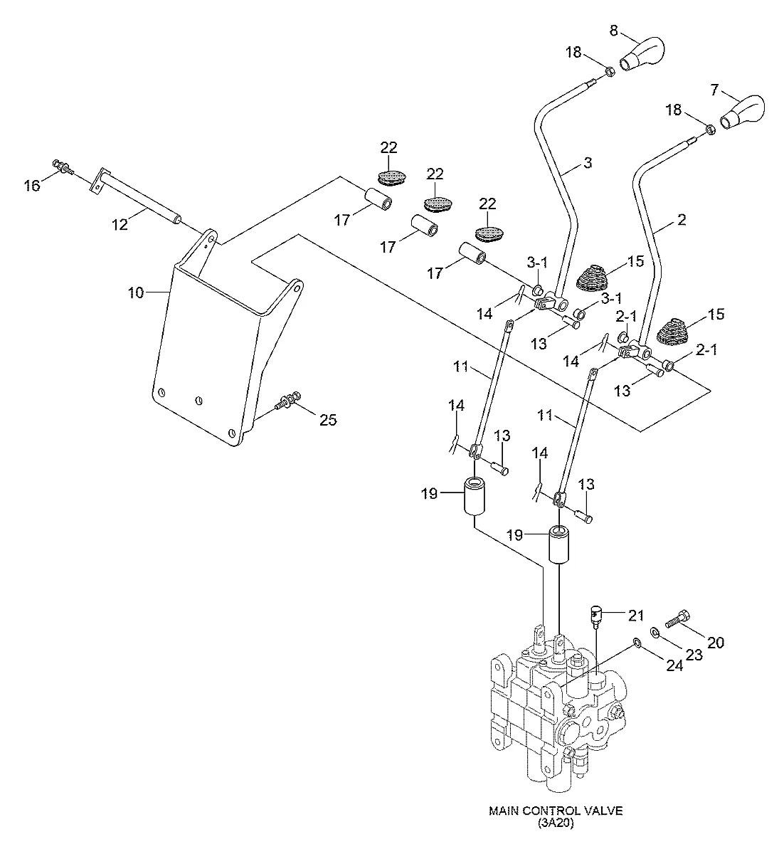 F11100450 Empilhadeira Hyundai 70L-7A