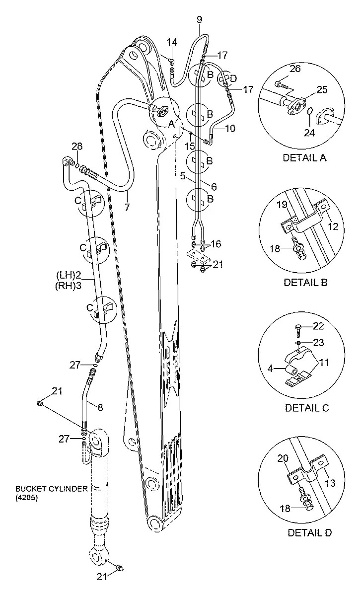 P943-126337 Escavadeira de esteiras Hyundai R290LC-7H