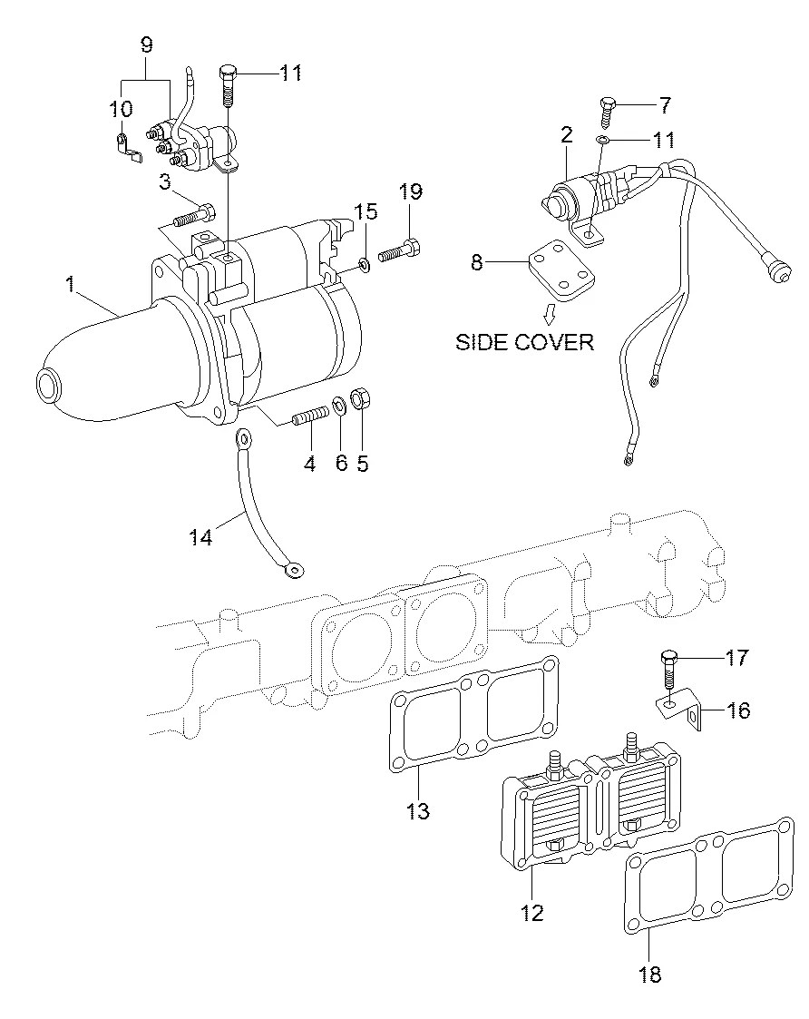 91298-83000 Escavadeira de esteiras Hyundai R390LC-9