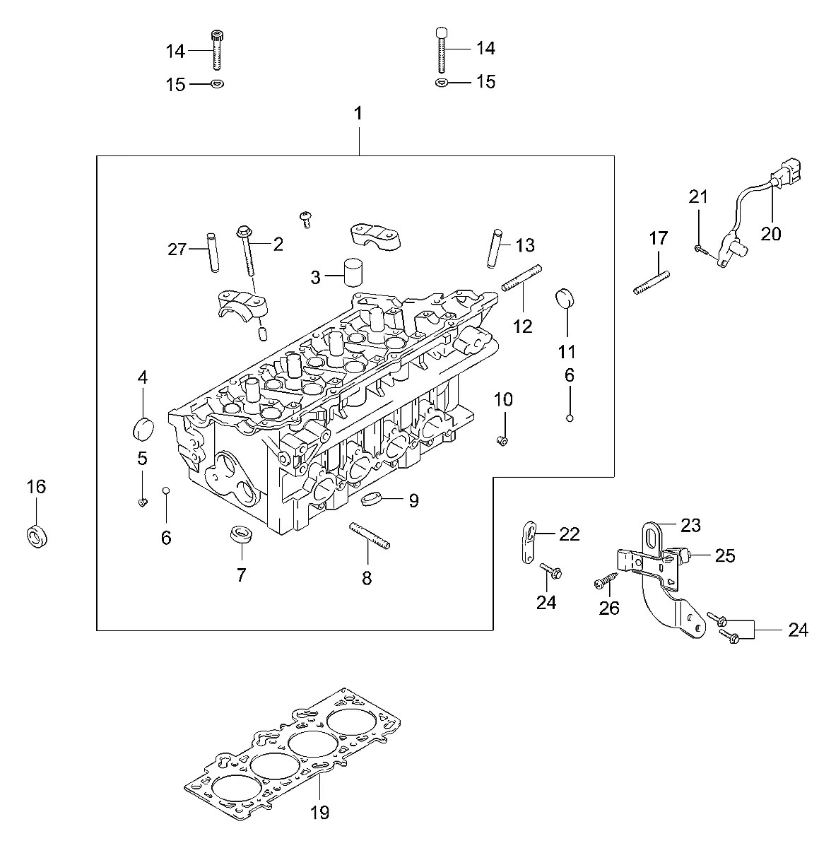 22113-23400 Empilhadeira Hyundai 30L-7