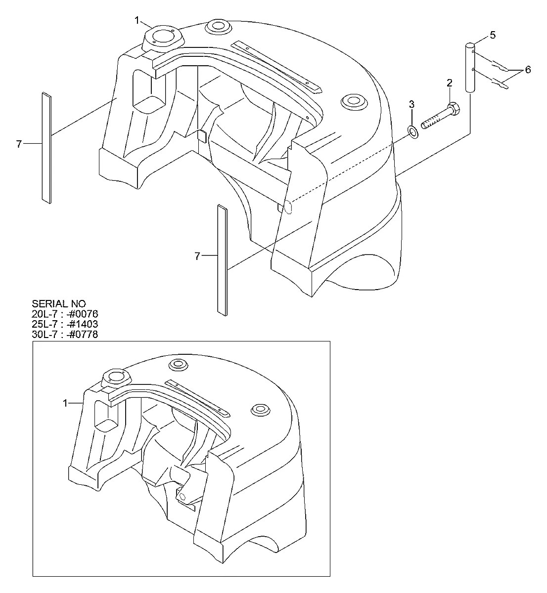 55HN-20010 Empilhadeira Hyundai 20-25-30L-7