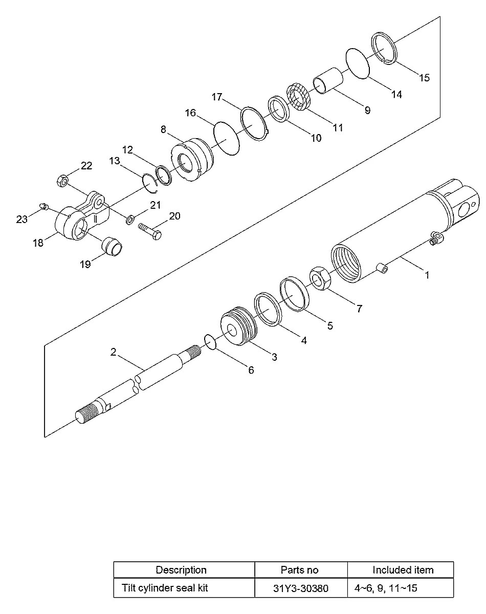 XKCD-00382 Empilhadeira Hyundai 25LC-7M
