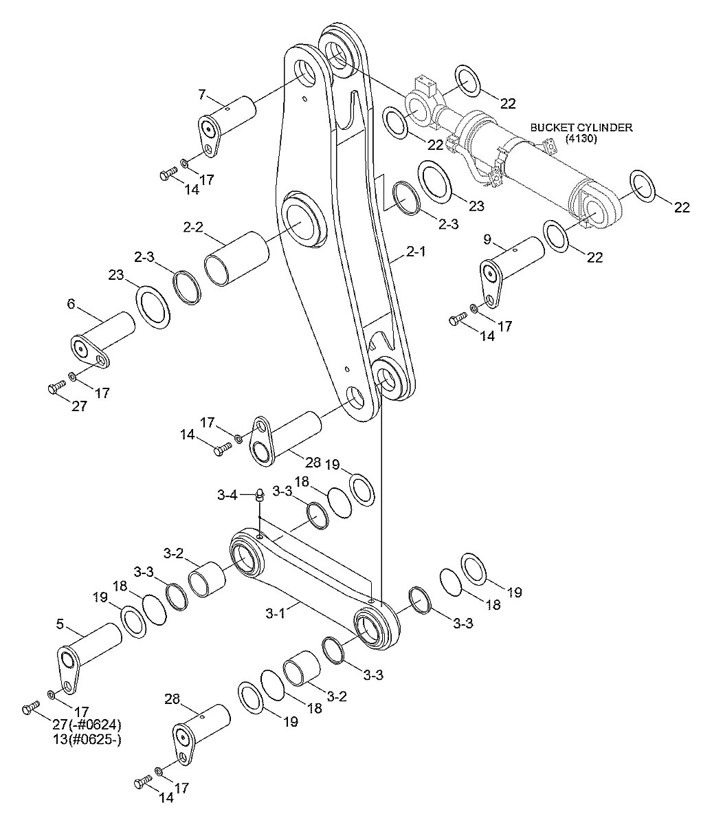61Z1-10415 Pá-carregadeira Hyundai SL763G
