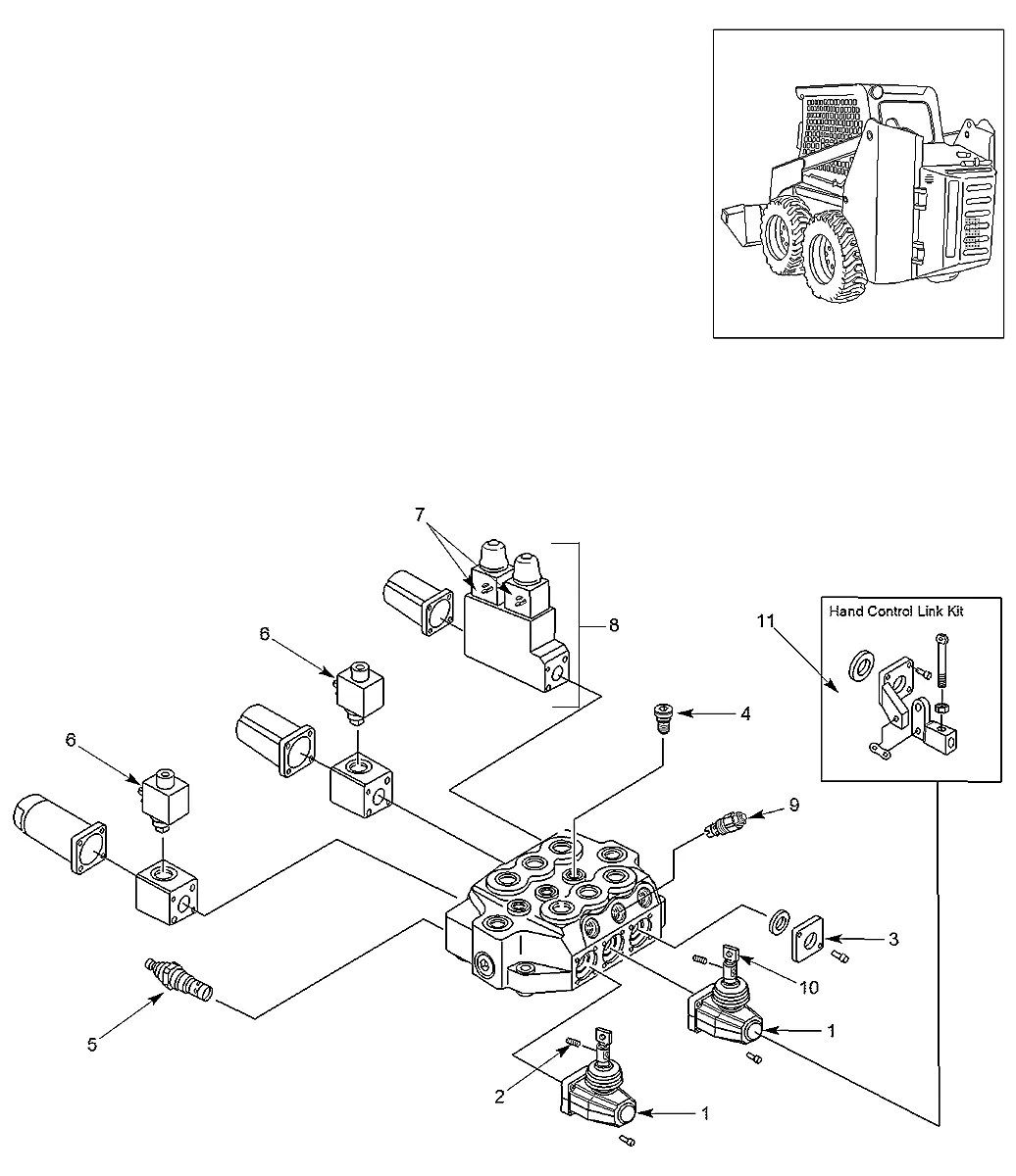YCAC-01420 Mini carregadeira Hyundai HSL800T