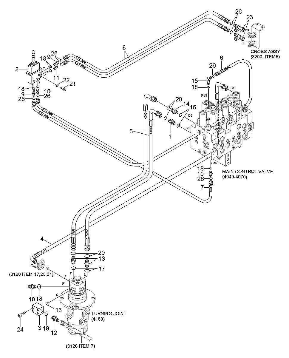 P860-042060 Escavadeira de esteiras Hyundai R160LC-7