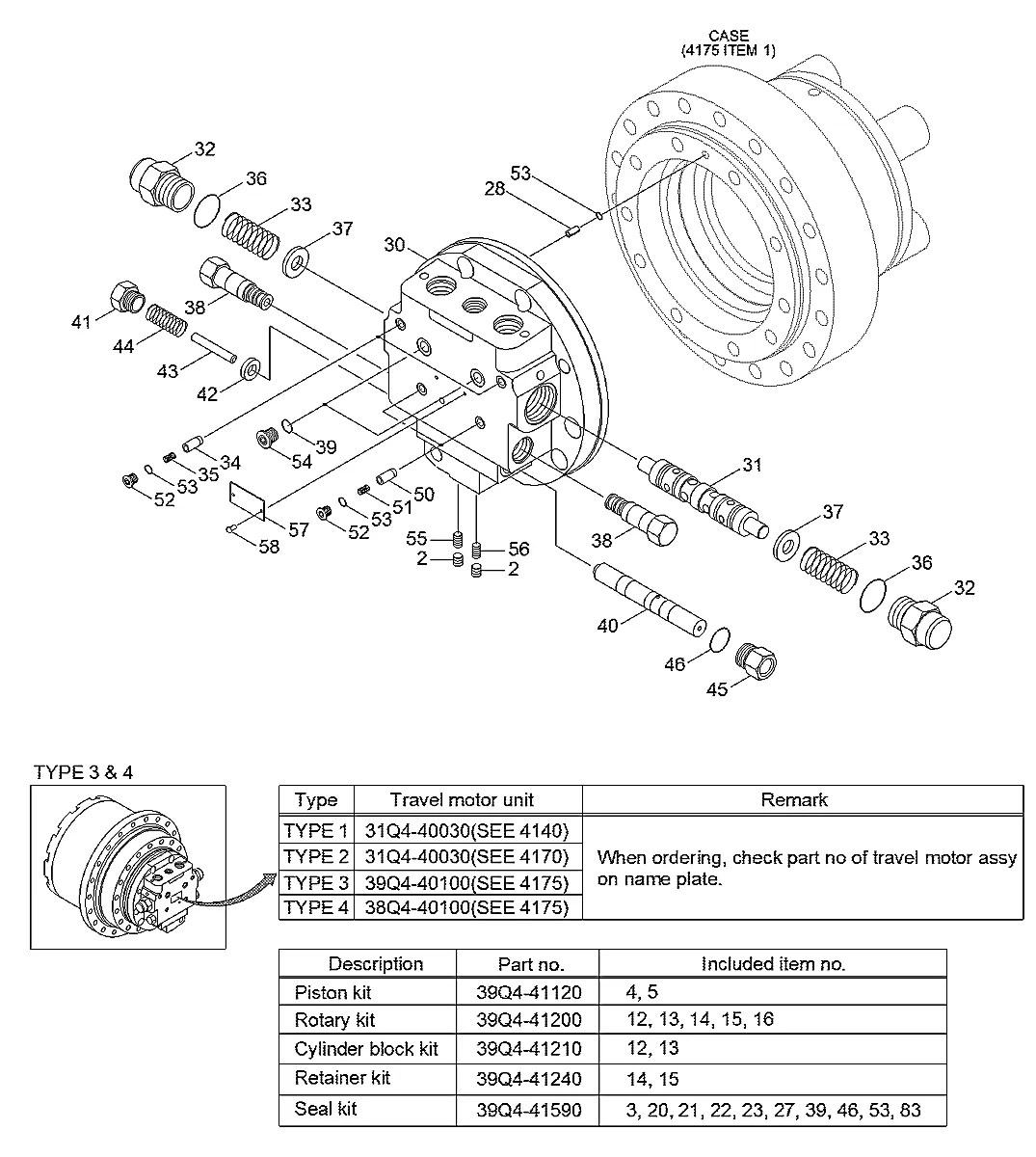 39Q4-41440 Escavadeira de esteiras Hyundai RB140LC-9S