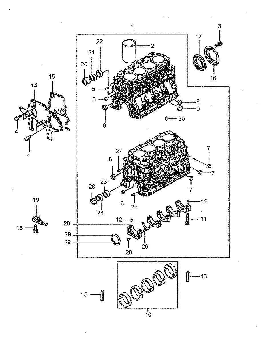 15733-50000 Empilhadeira Hyundai HDF70-7