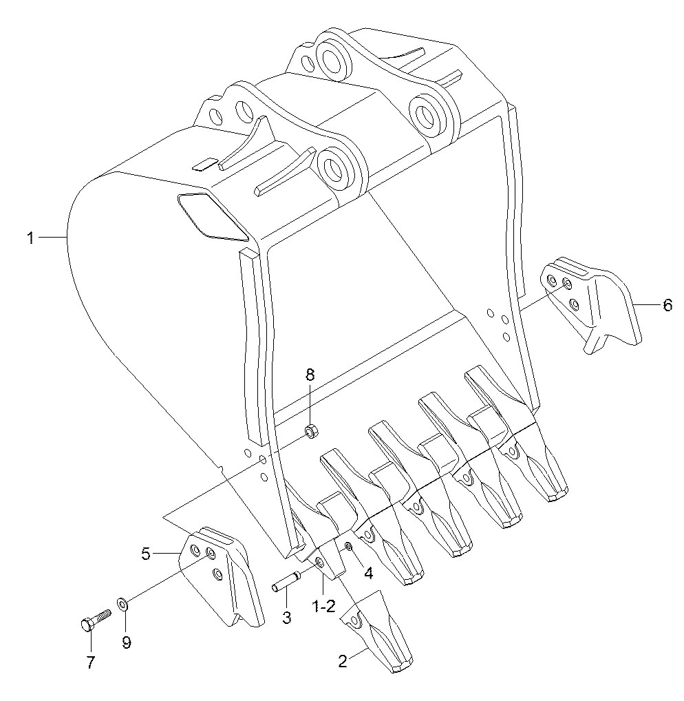 S019-16060D Escavadeira de esteiras Hyundai RB220LC-9S