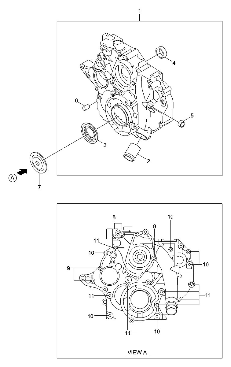 21331-45501 Empilhadeira Hyundai HDF70-7