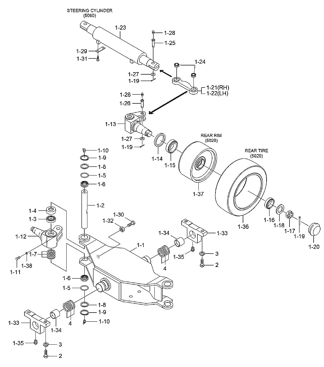 F31410181 Empilhadeira Hyundai HLF15-18C-5