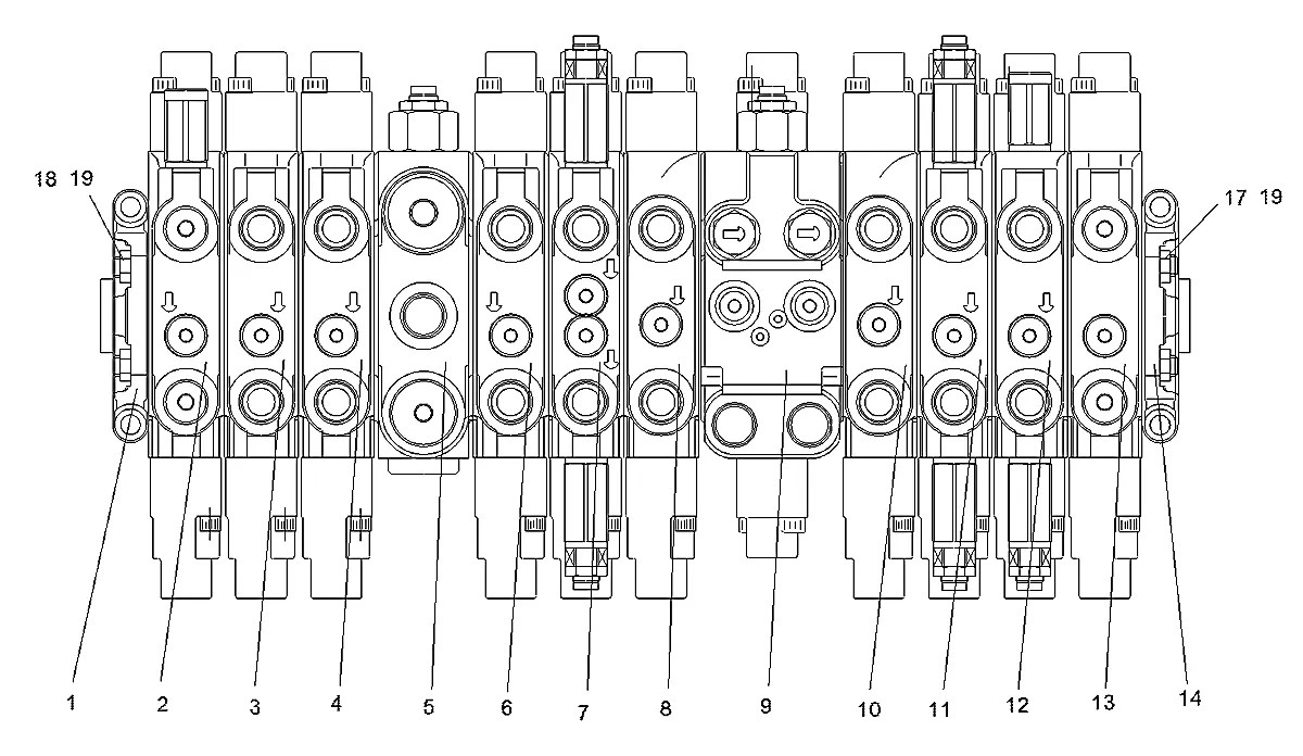 4-01-93301 Escavadeira de rodas Hyundai R55W-3
