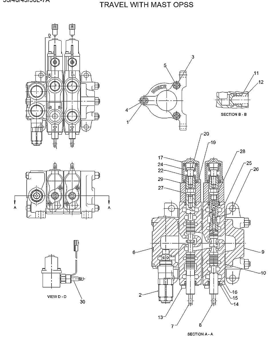 YUCE-00201 Empilhadeira Hyundai 45L-7A