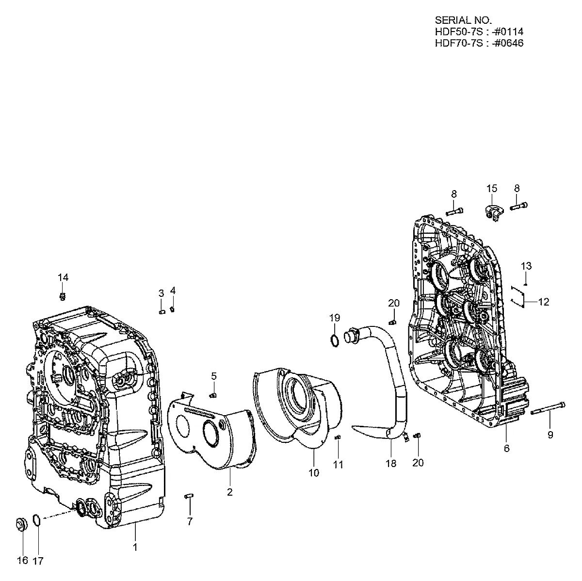 ZGAQ-01541 Empilhadeira Hyundai HDF70-7S