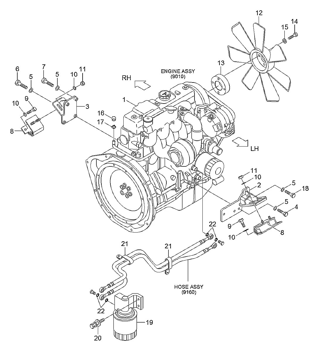 15HN-60201 Empilhadeira Hyundai 33D-9T