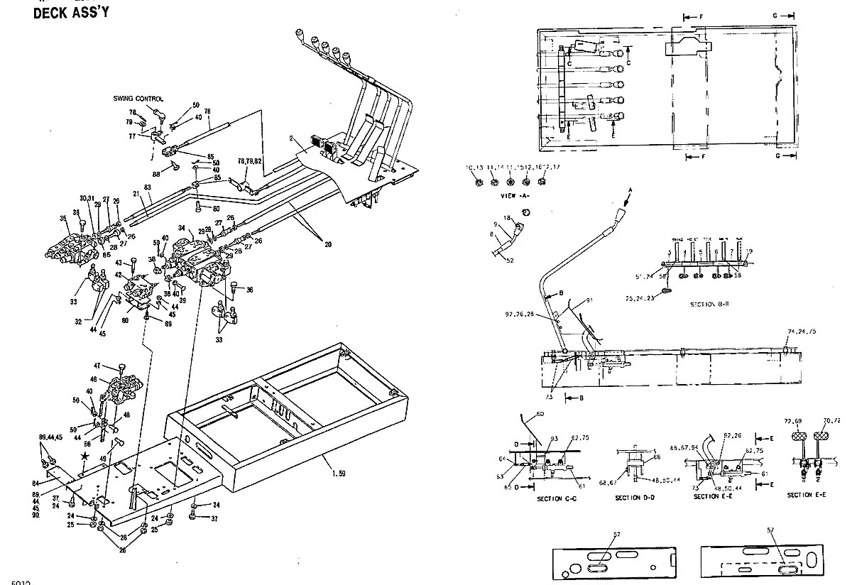 81A1-40011 Guindaste Hyundai HC25E