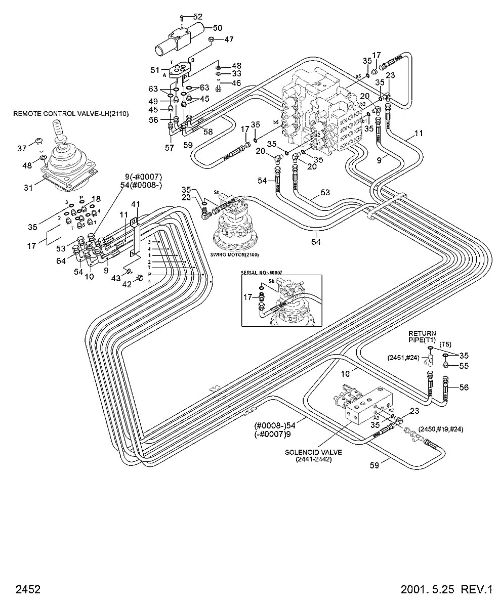 P850-042136 Equipamento florestal Hyundai 42HDLL