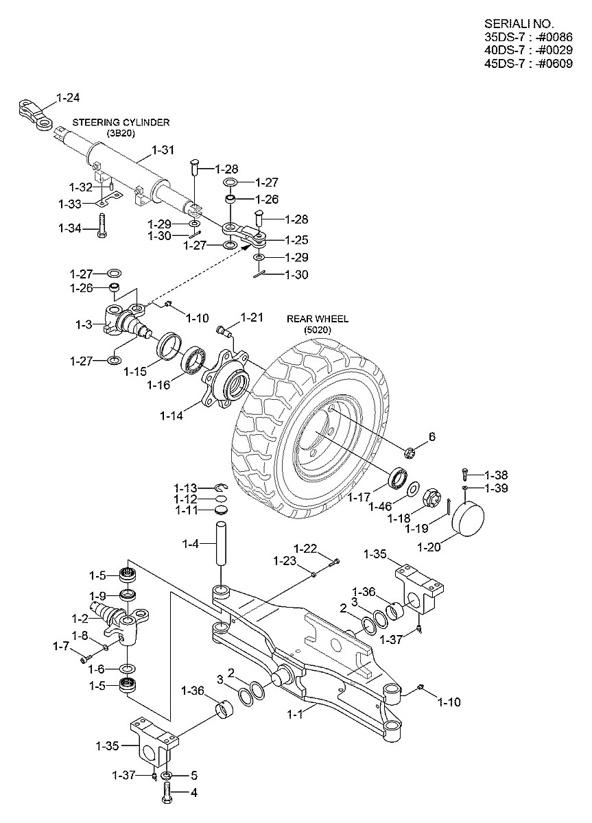 F13410040 Empilhadeira Hyundai 45DS-7
