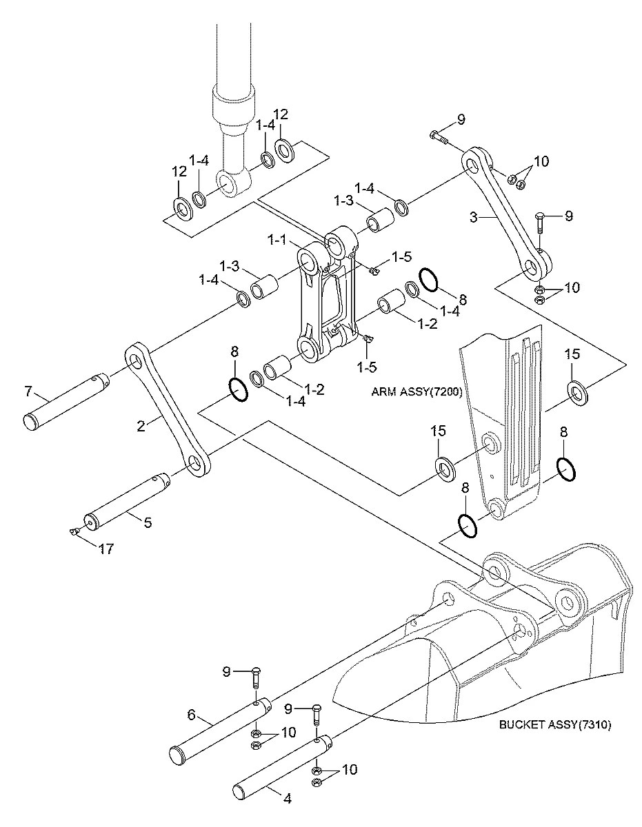 S391-070140 Escavadeira de esteiras Hyundai RD220LC-9