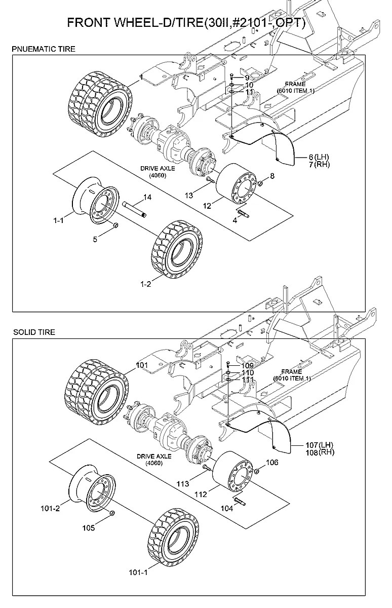80F7-21250 Empilhadeira Hyundai HDF20-25-30-II