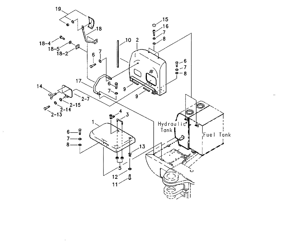 71M5-00032 Escavadeira de rodas Hyundai R500W