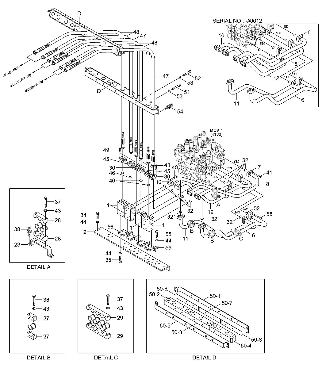 P680-207470 Escavadeira de esteiras Hyundai R1200-9
